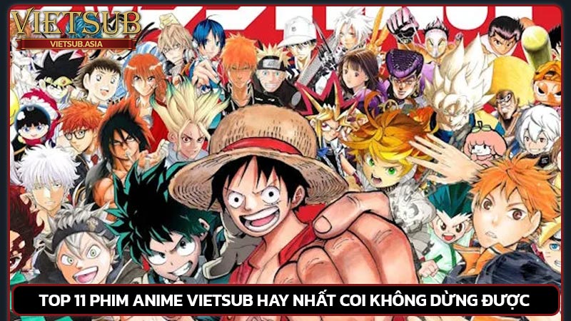 Top 11 phim anime Vietsub hay nhất coi không dừng được